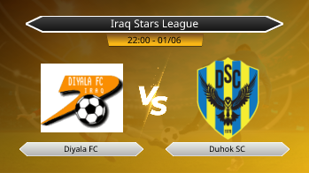 Iraq Stars League Diyala FC VS Duhok SC