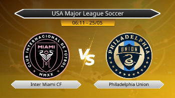 USA Major League Soccer - Inter Miami CF vs Philadelphia Union